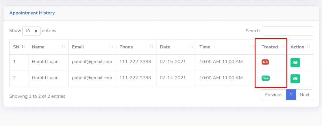 DocMent - SaaS Based Multi Doctor Appointment System source code screenshot 12
