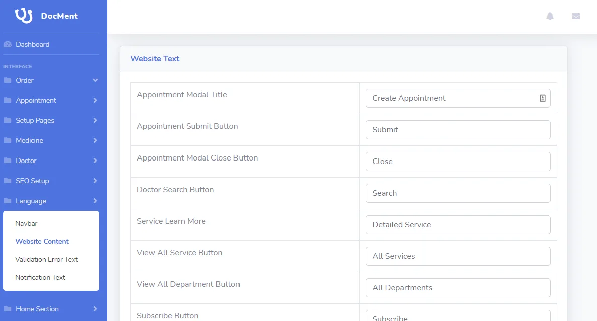 DocMent - SaaS Based Multi Doctor Appointment System source code screenshot 5