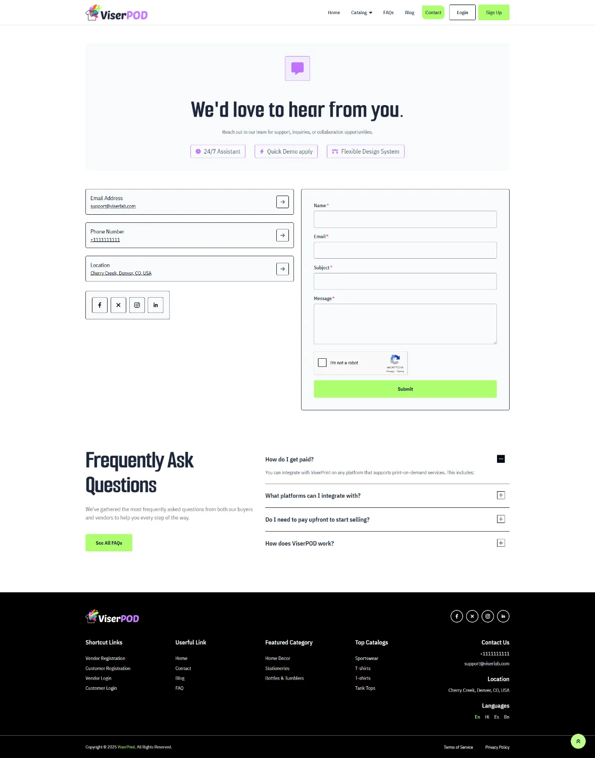 ViserPOD - Print On Demand POD Marketplace source code screenshot 7