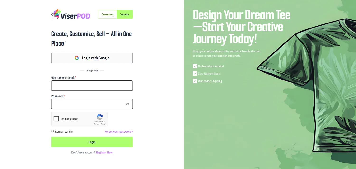 ViserPOD - Print On Demand POD Marketplace source code screenshot 5