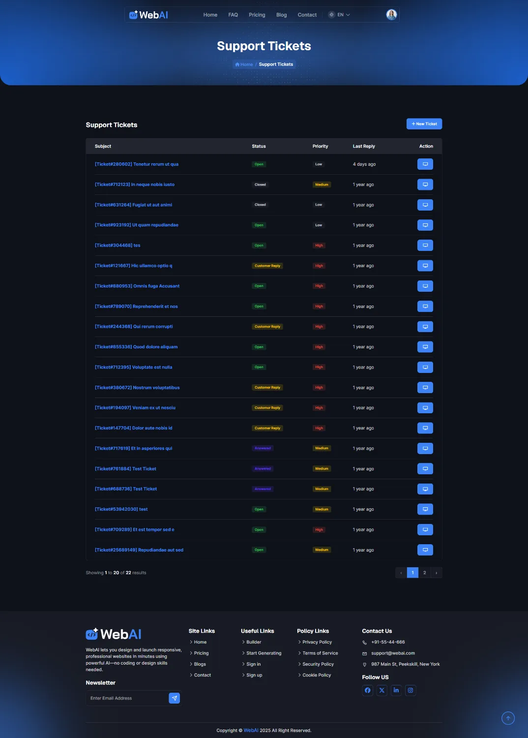 WebAI - AI Powered No Code Website Builder SaaS Platform source code screenshot 3