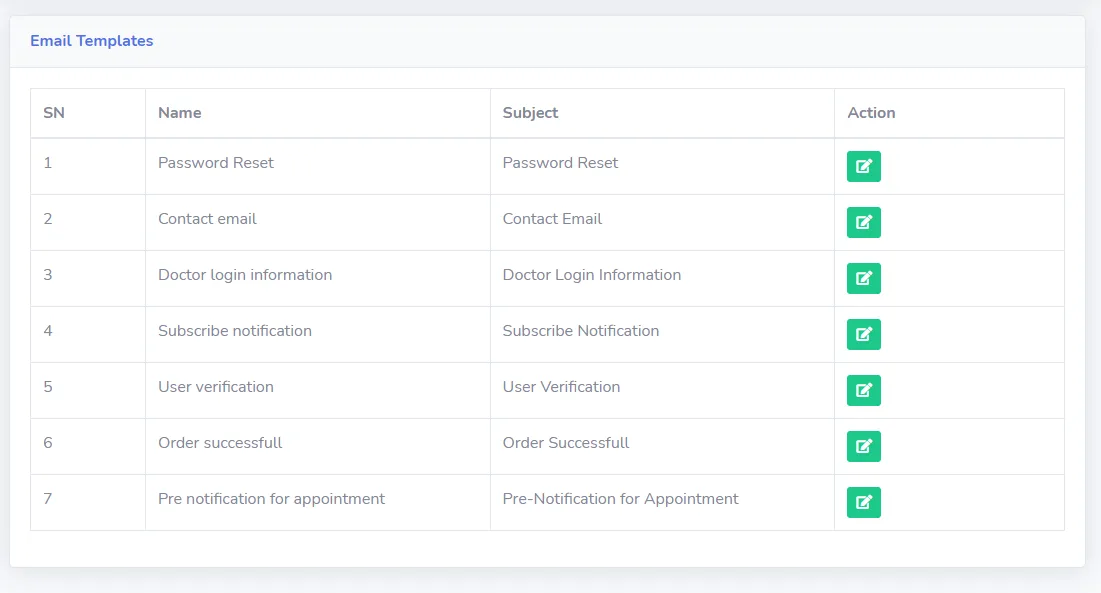 DocMent - SaaS Based Multi Doctor Appointment System source code screenshot 7