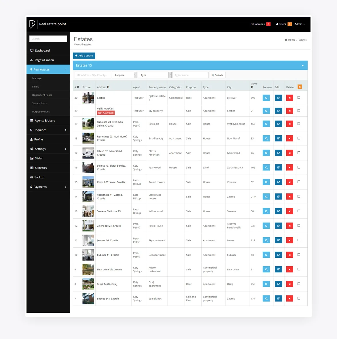 Real Estate Agency Portal source code screenshot 5