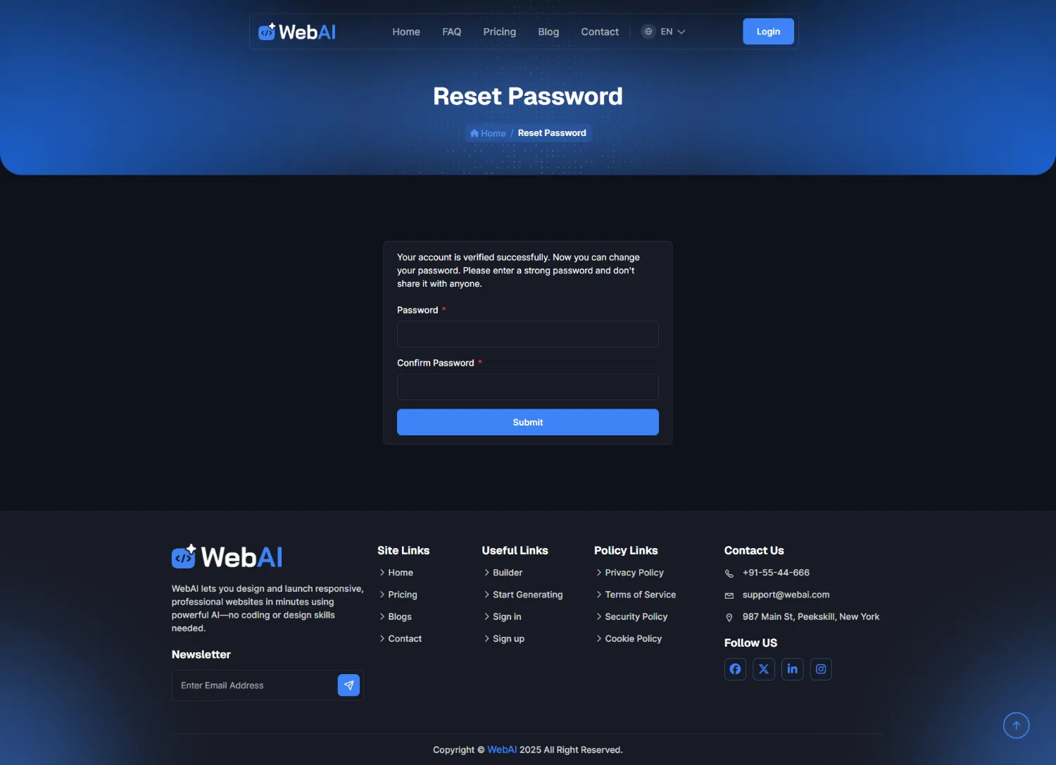 WebAI - AI Powered No Code Website Builder SaaS Platform source code screenshot 4