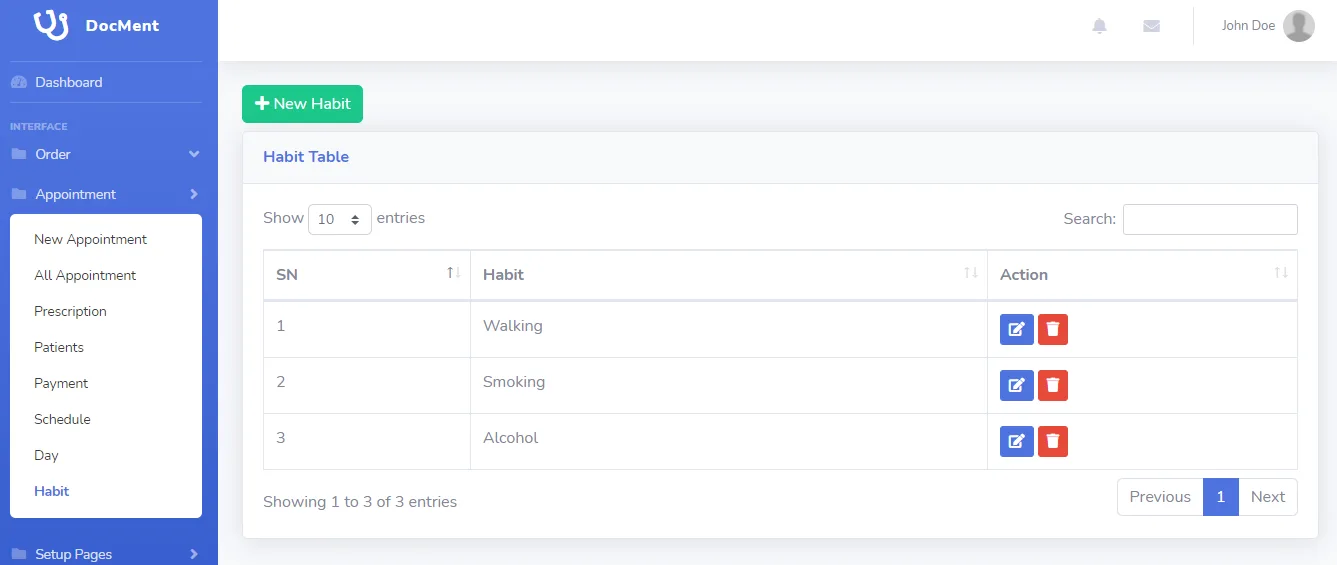 DocMent - SaaS Based Multi Doctor Appointment System source code screenshot 6
